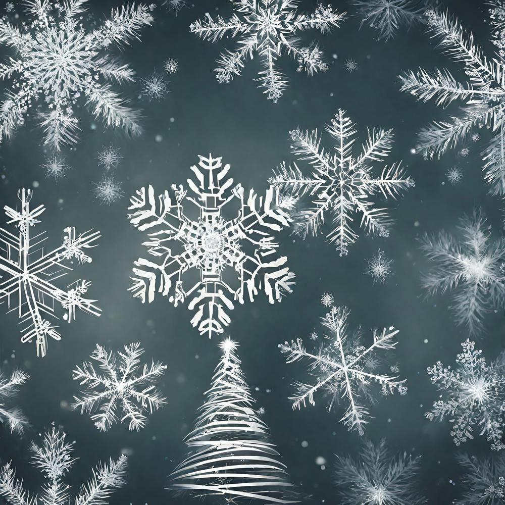 Snow Christmas Tree