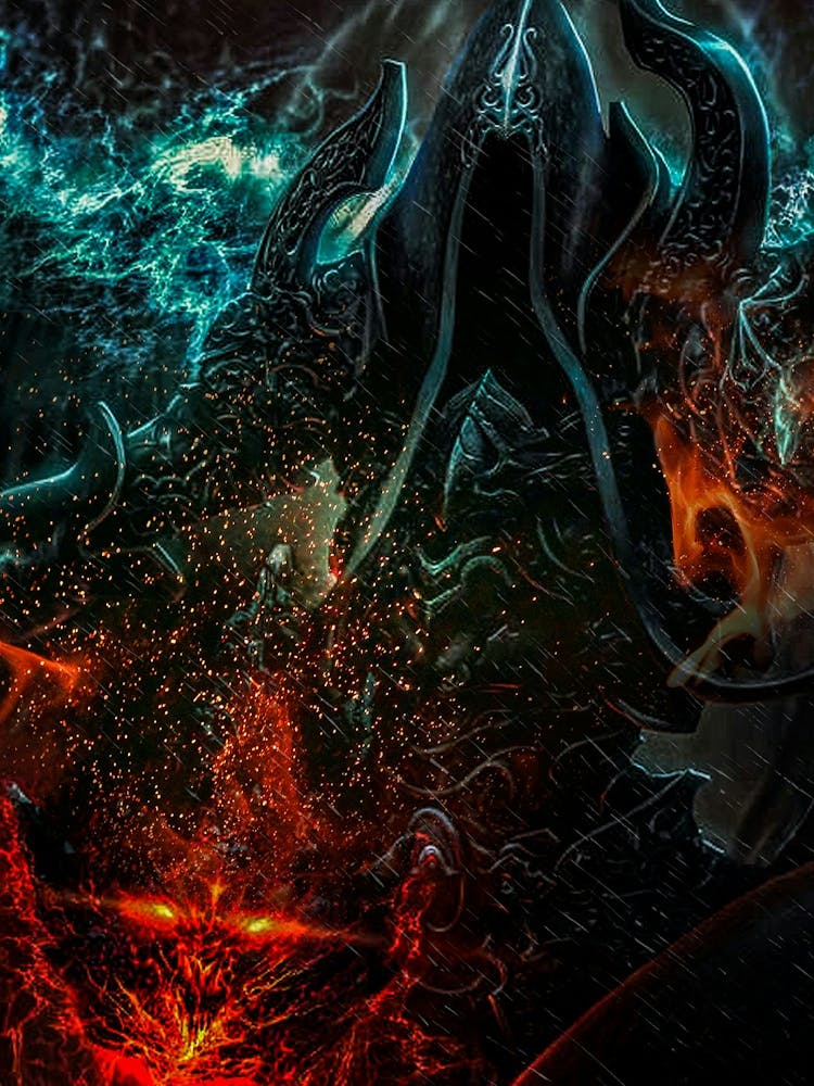 Demon On Fire diablo game