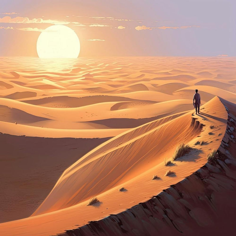 Dune Desert Sunset
