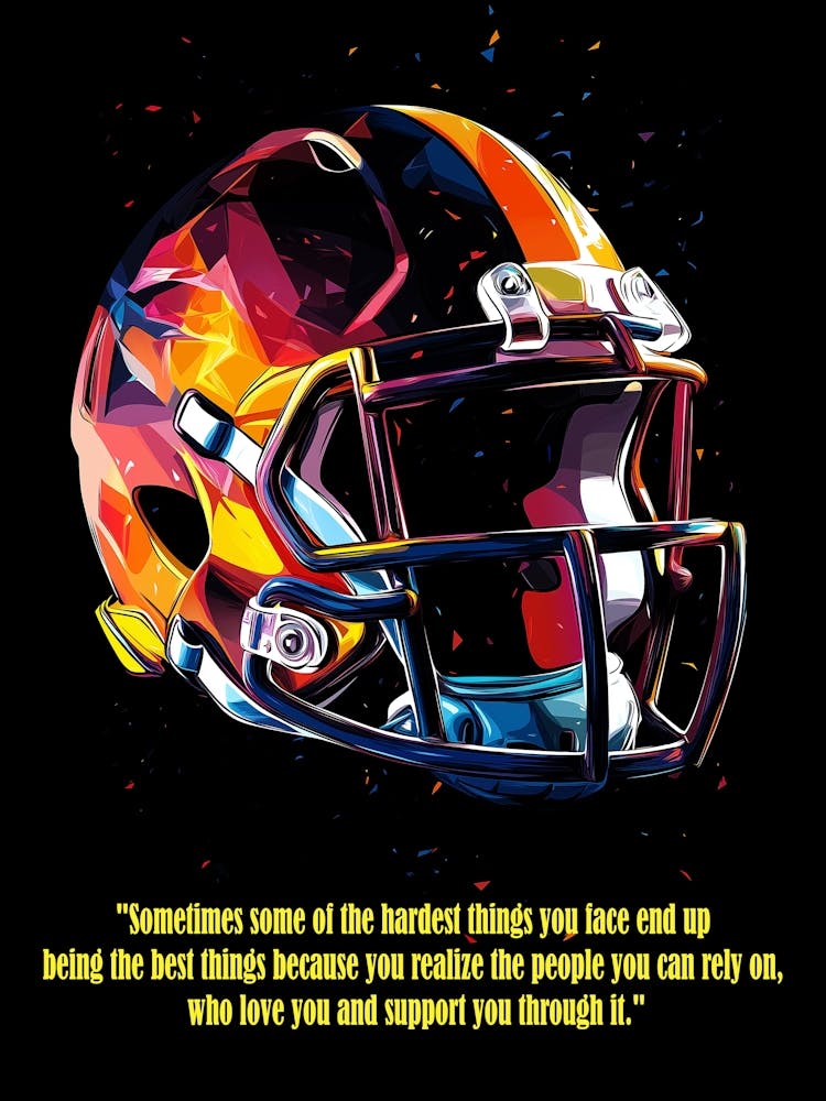 Helmet Quote American Football