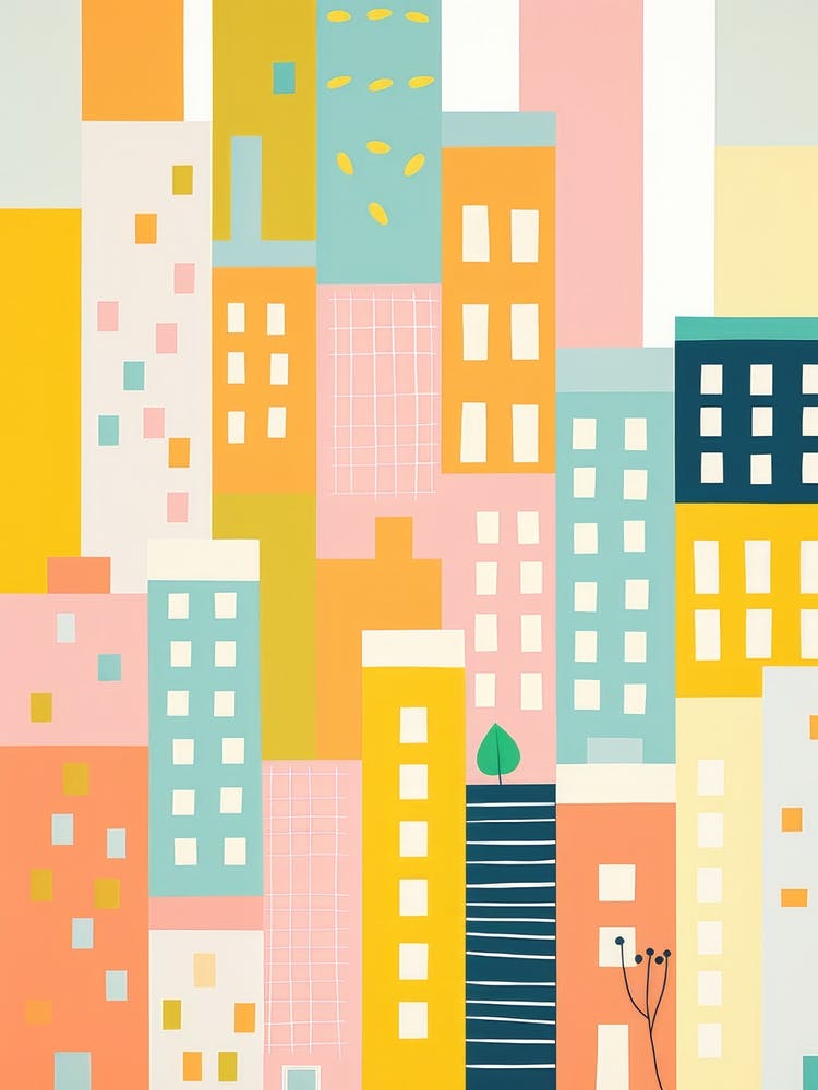 New York City Colourful View 1