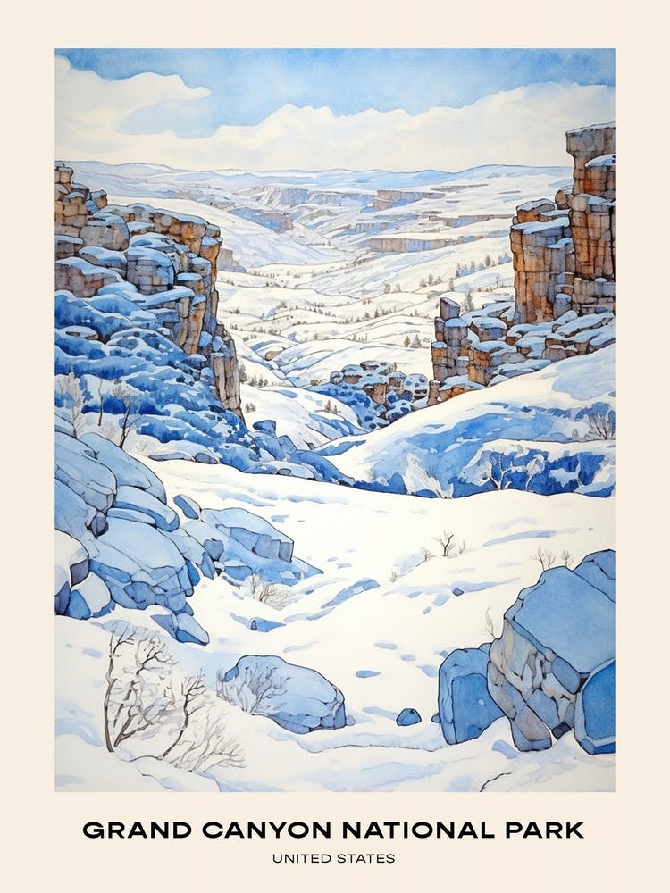 Grand Canyon National Park United States 2 Poster