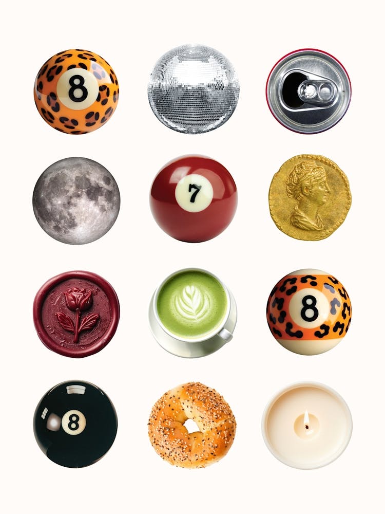 Billiard Collage Poster