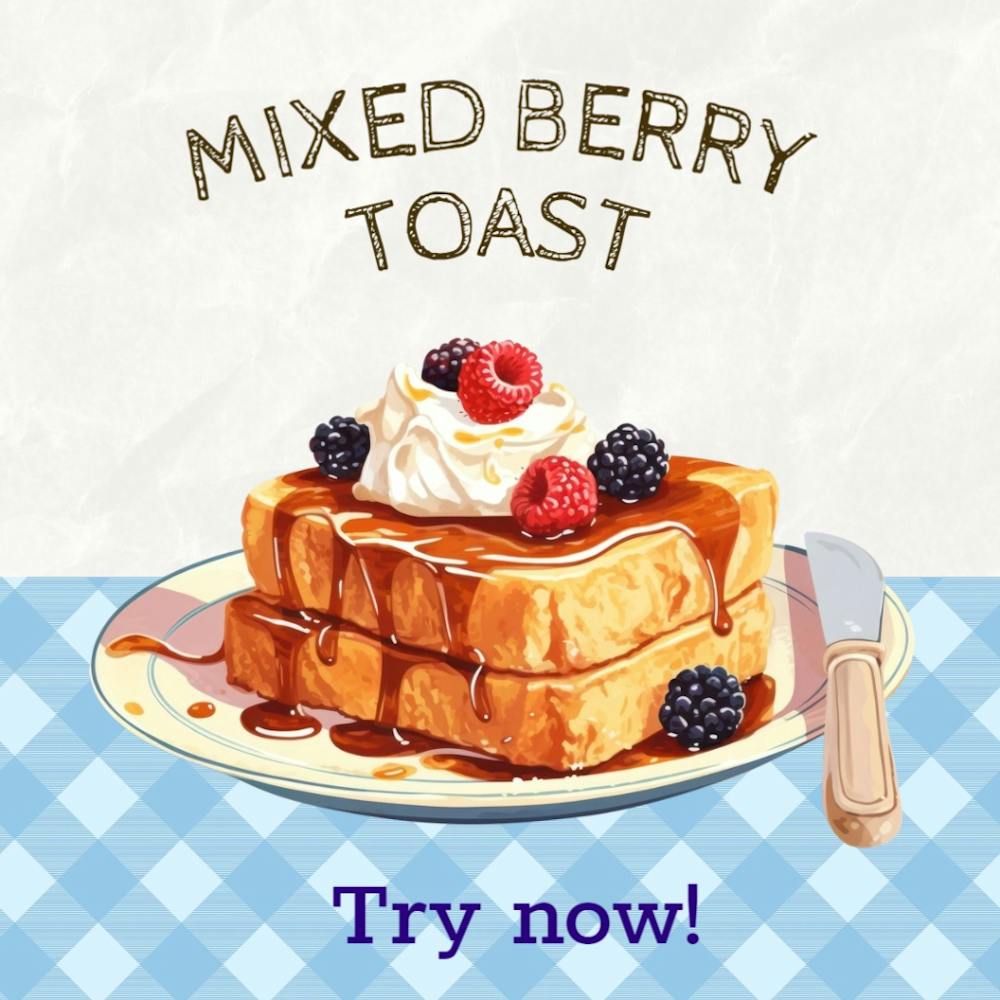 Mixed Berry Toast