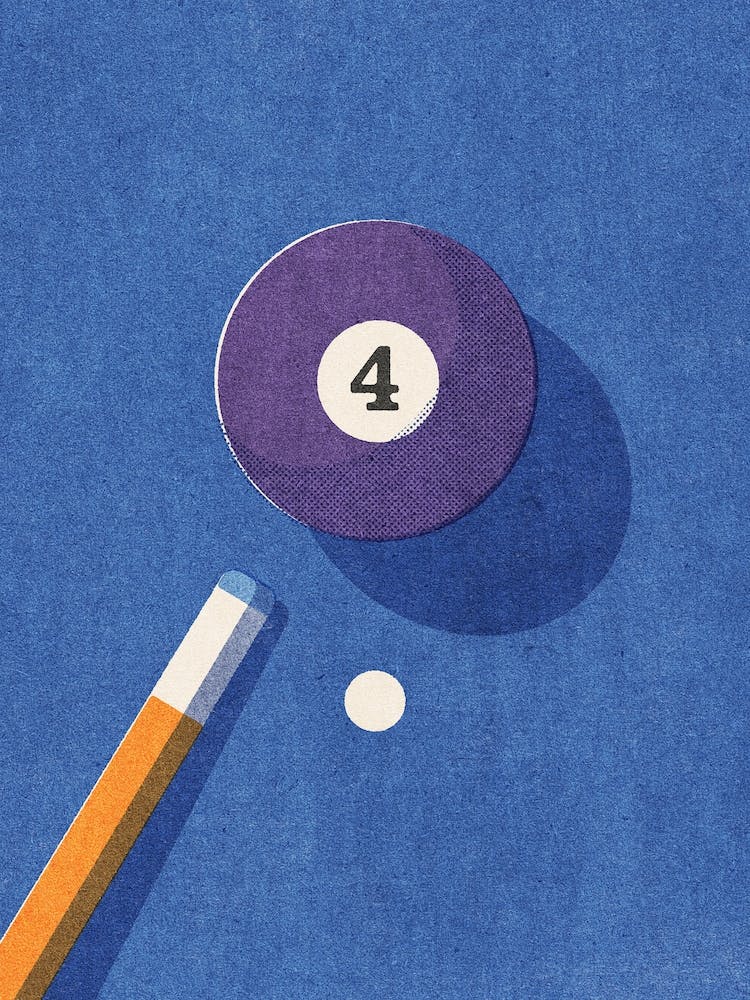 Balls Billiards - ball 4