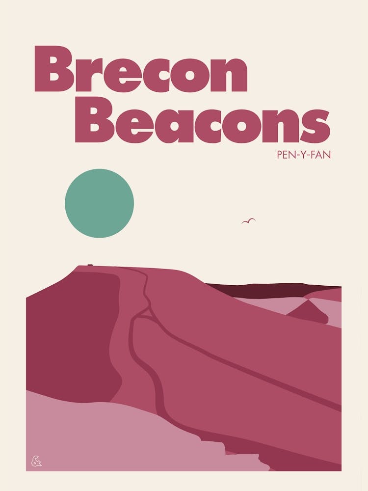 Pen Y Fan, Brecon Beacons (Pink)