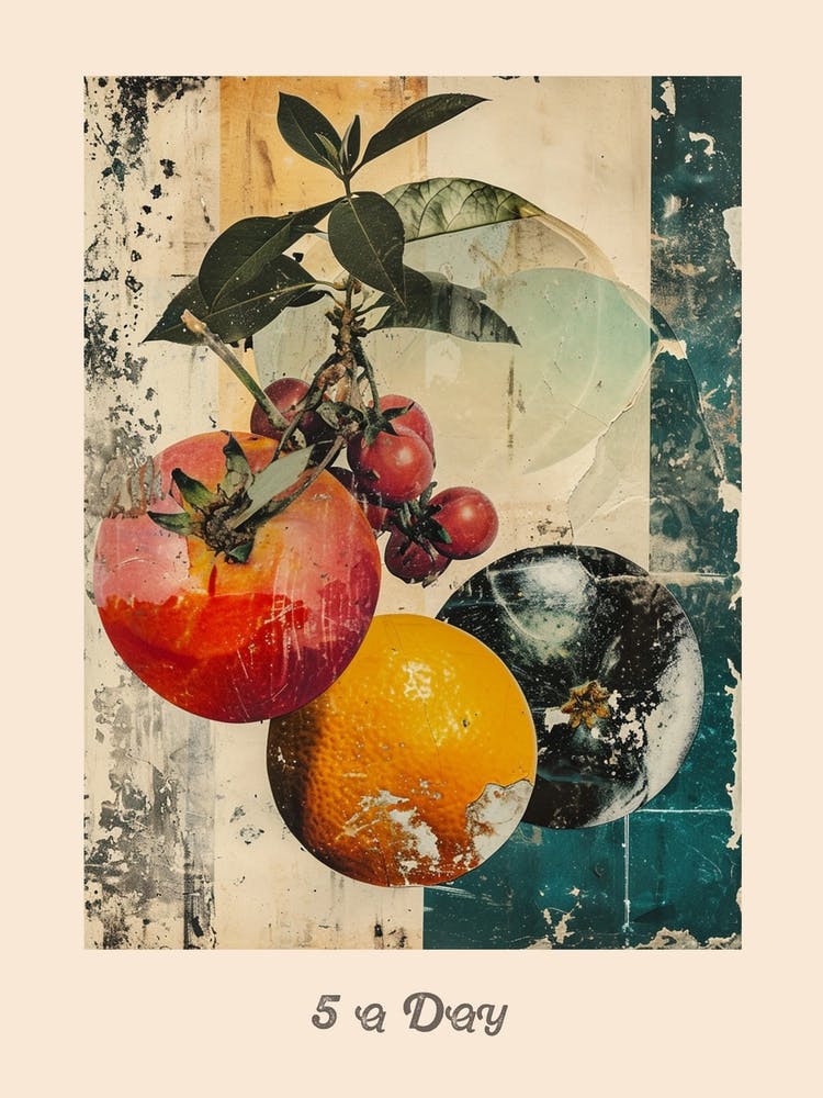 5 A Day Fruit Poster 4