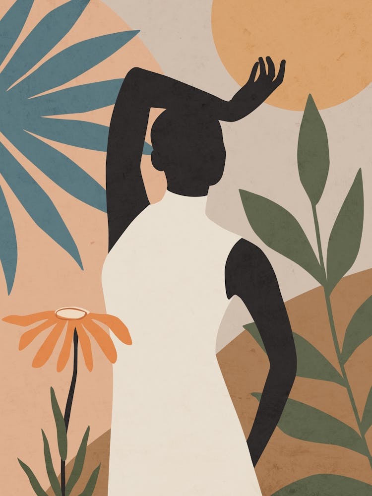 Woman In A White Dress