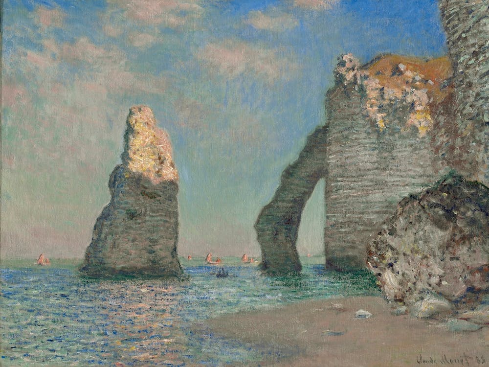 The Cliffs At Étretat (1885), Claude Monet