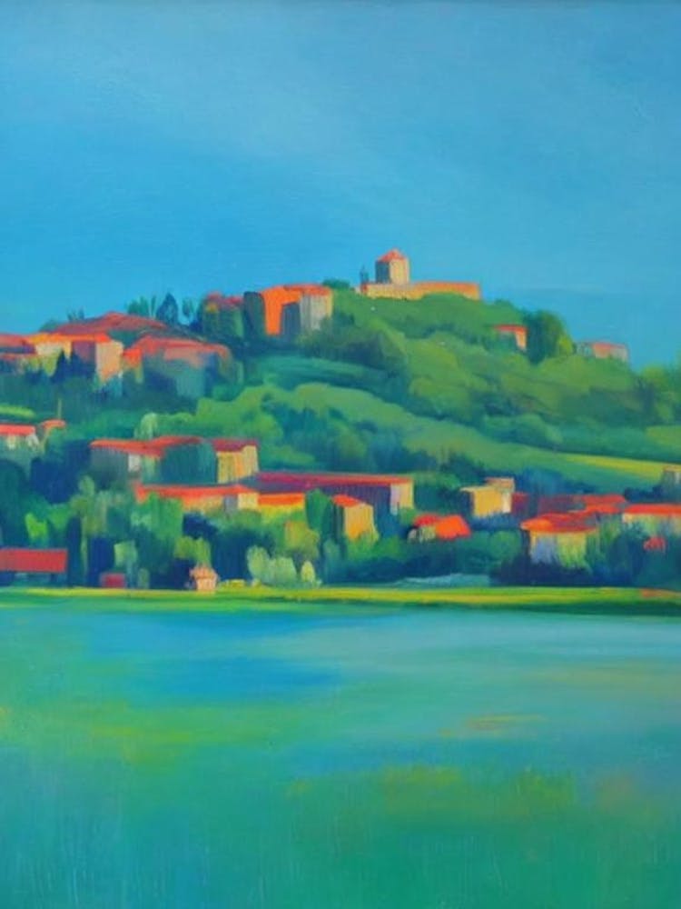 Peneda Blue Oil Painting 1 