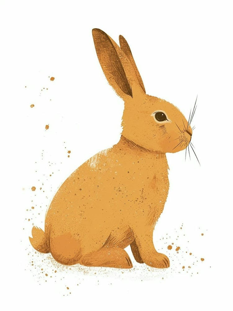 Tans Rabbit Nursery Illustration 2