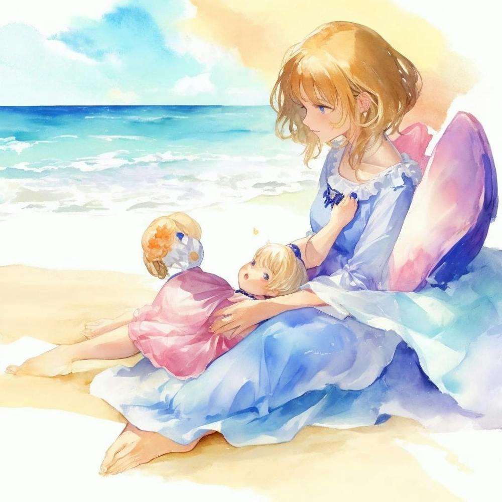 Hand Of A Beautiful Woman Holding Her Baby 1