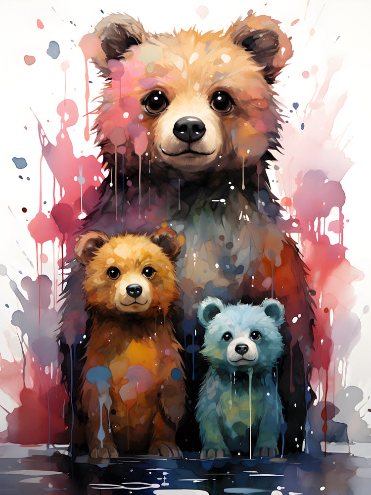 Nature S Embrace Bear At Peace