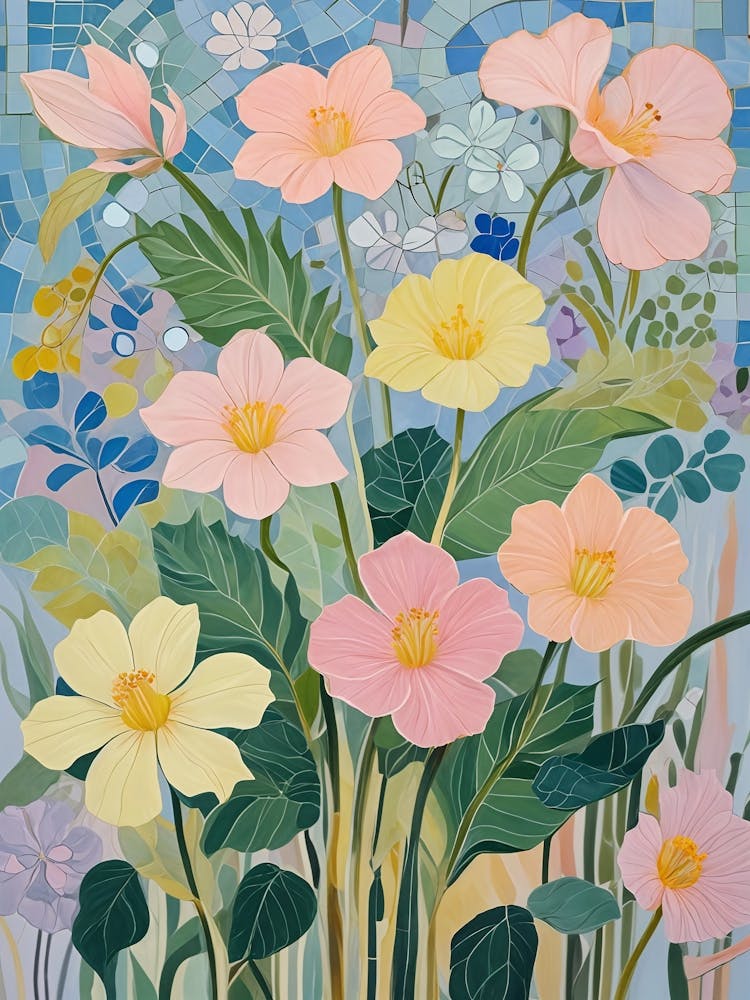 Spring Flowers In Bloom