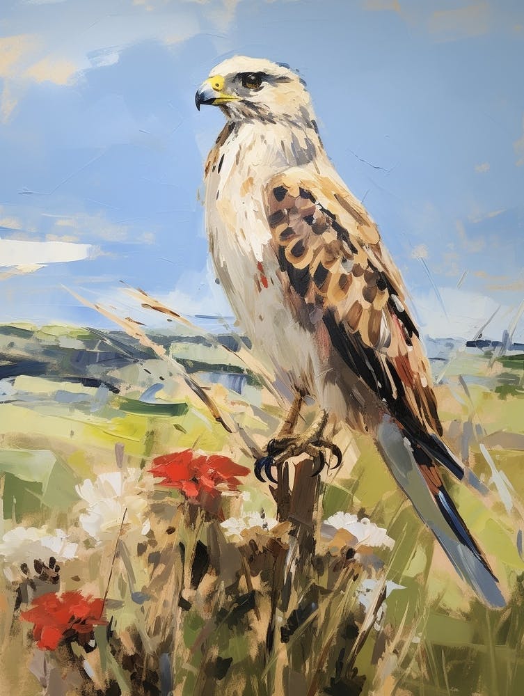 Bird Painting Falcon 5