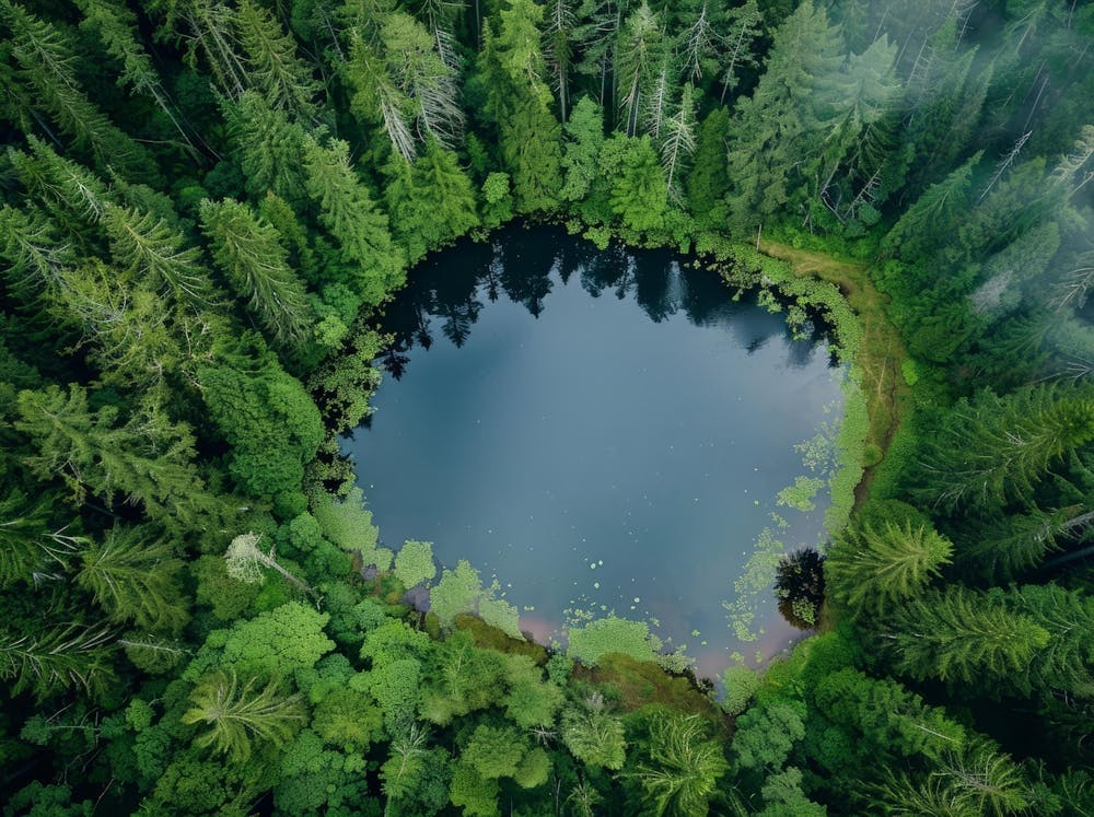 Pond In The Forest