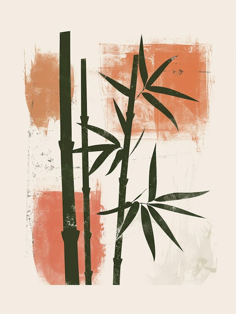Bamboo Plant Minimalist Illustration 5