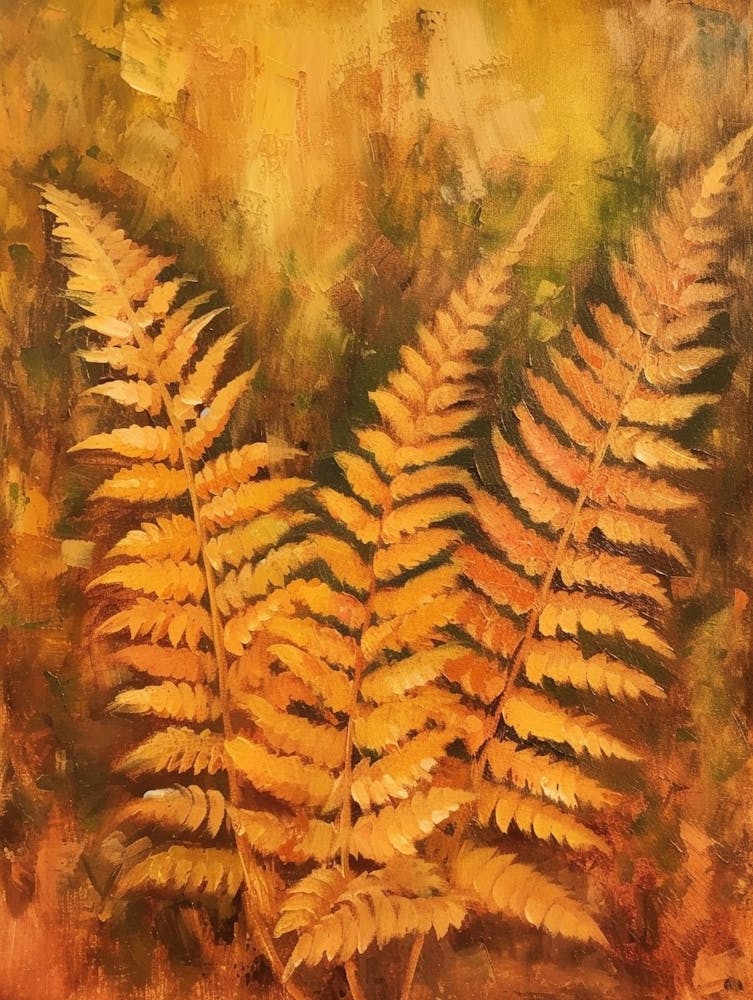 Cinnamon Fern Painting 3