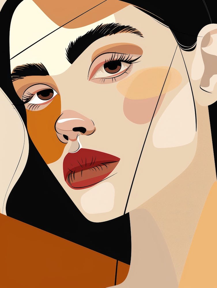 Abstract Portrait Of A Woman 68