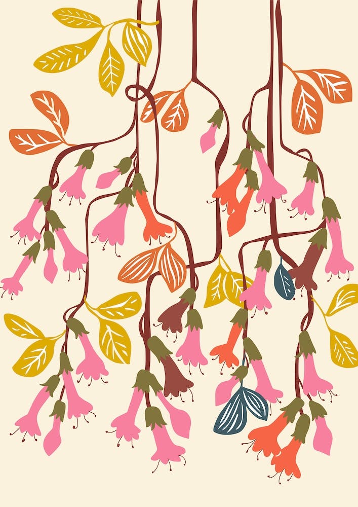 Flower Of Affection Colorful Fuchsia