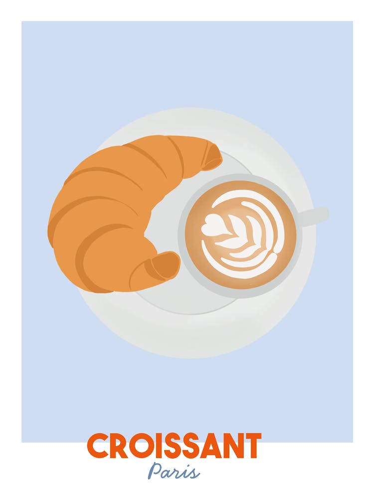 Croissant & Kaffee Paris