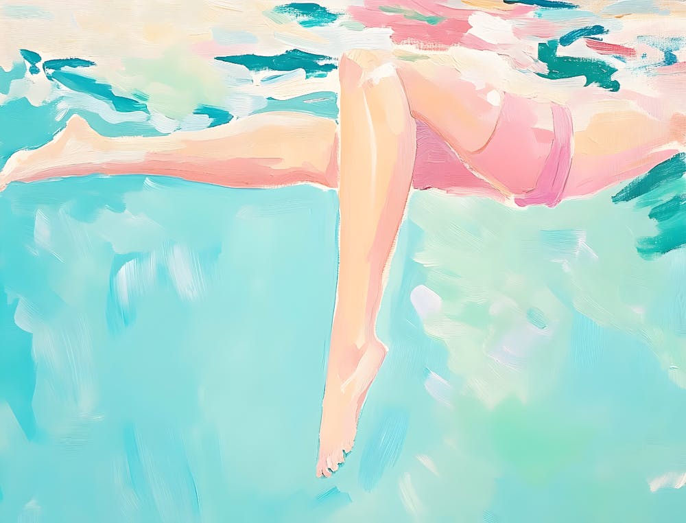 Fille dans l'Eau
