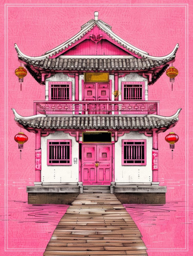Pink Chinese House