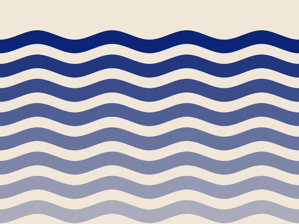 Blue Wavy Waves