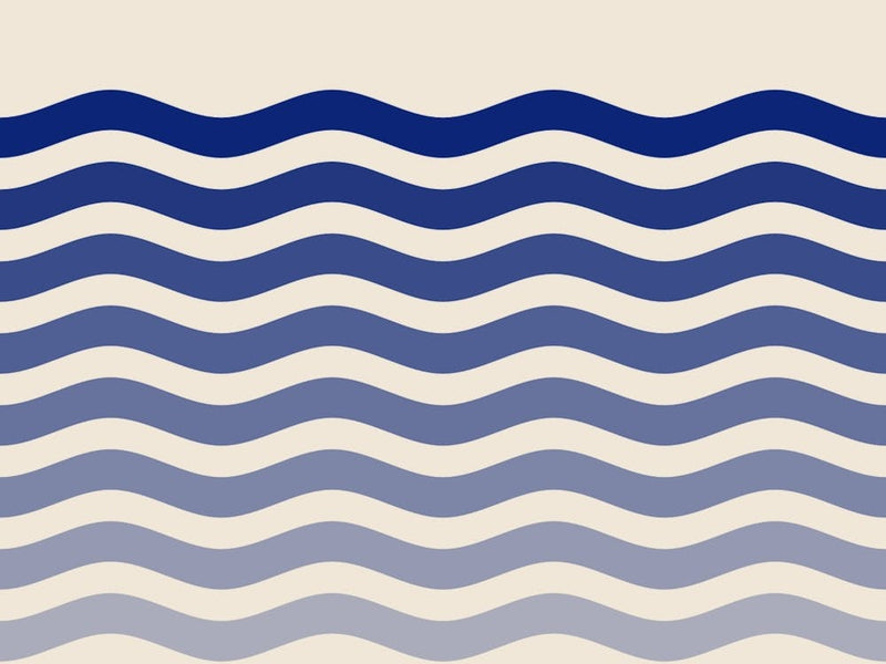 Blue Wavy Waves
