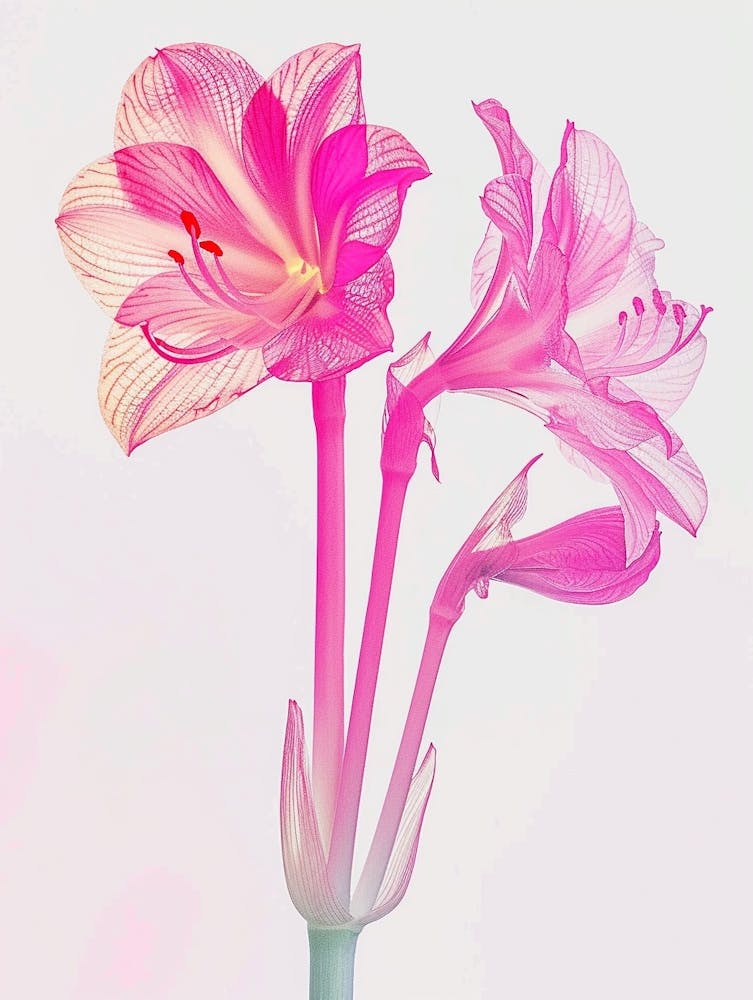 Hot Pink Amaryllis 2