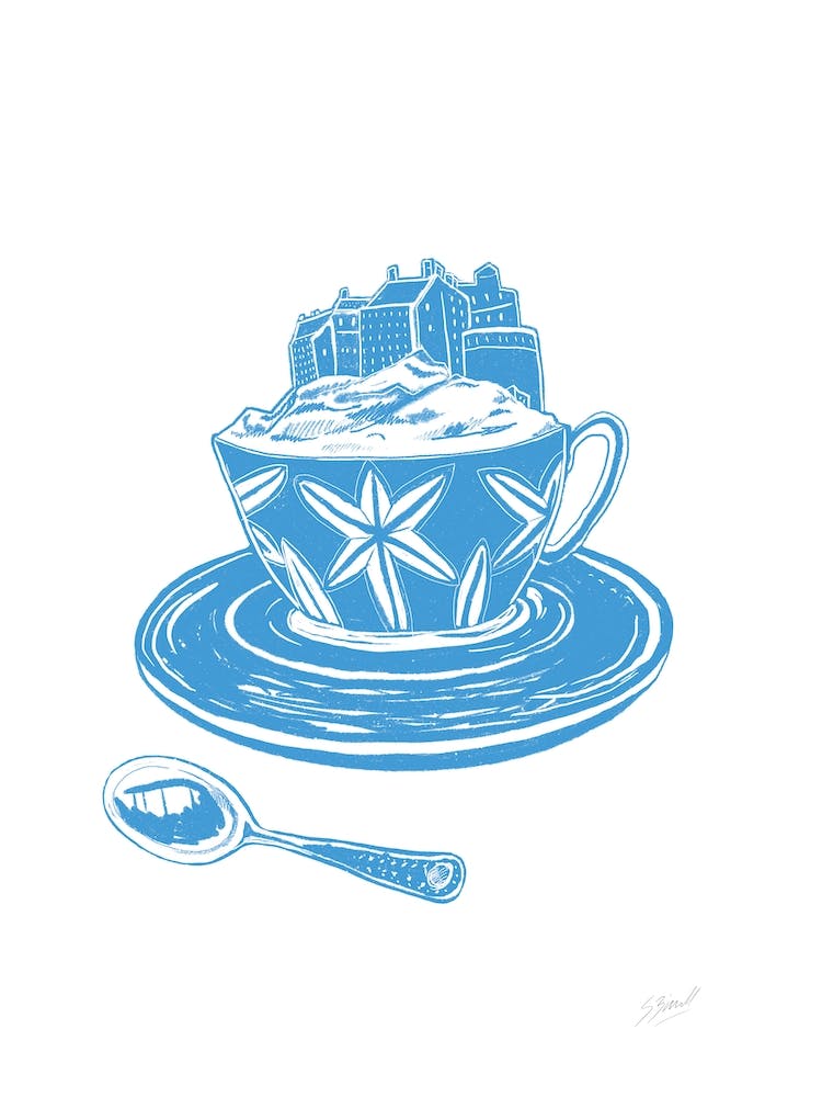 Edinburgh Castle Teacup