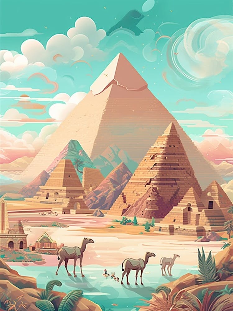 Pyramids Of Giza Egypt