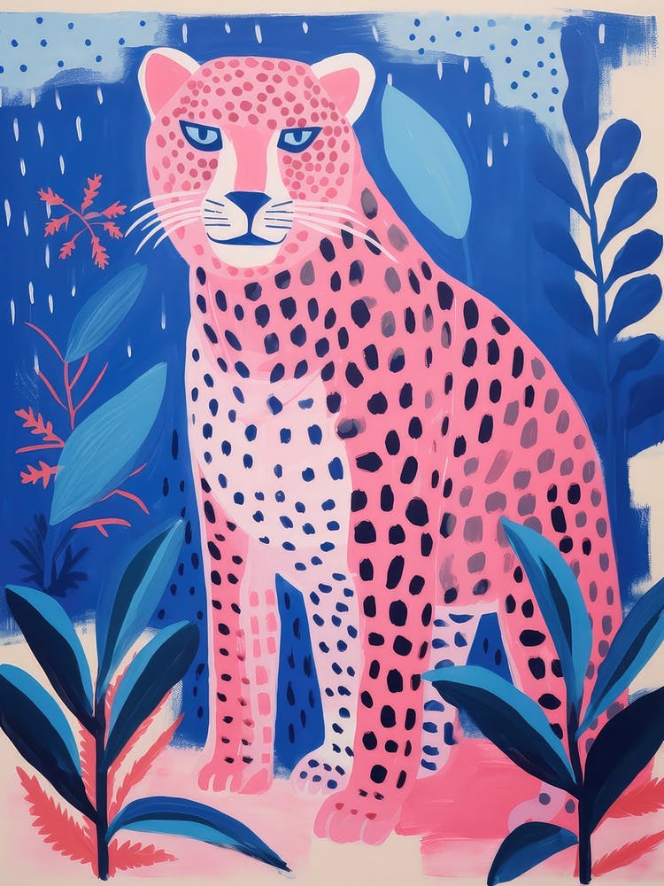 Playful Illustration Of Jaguar For Kids Room 1