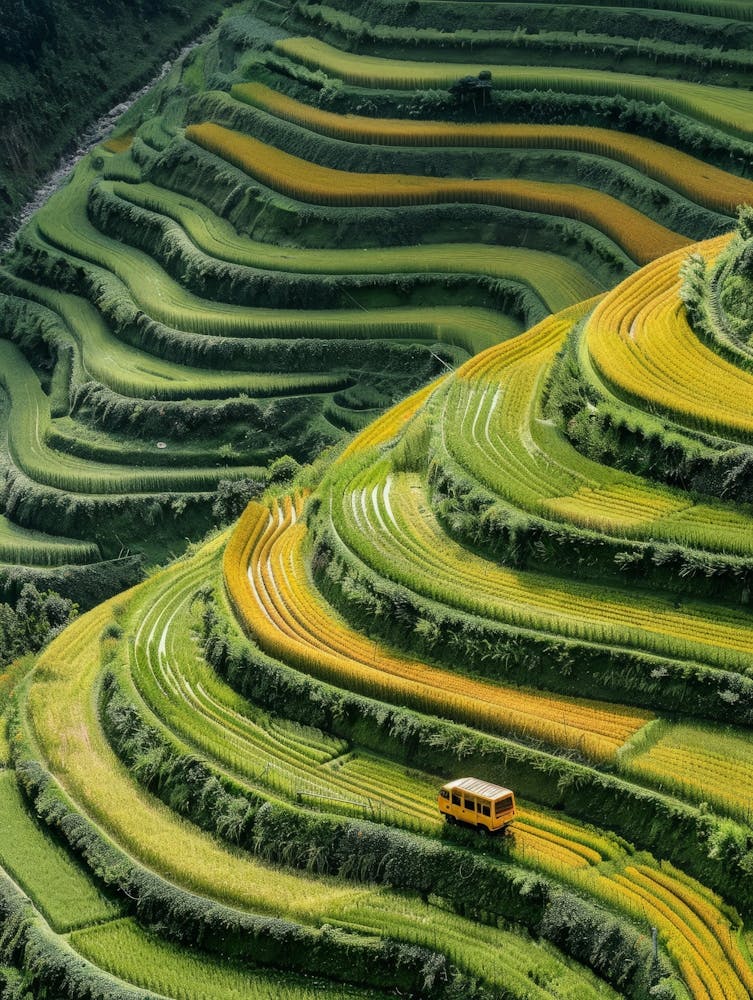 Rice Terraces In Vietnam 1