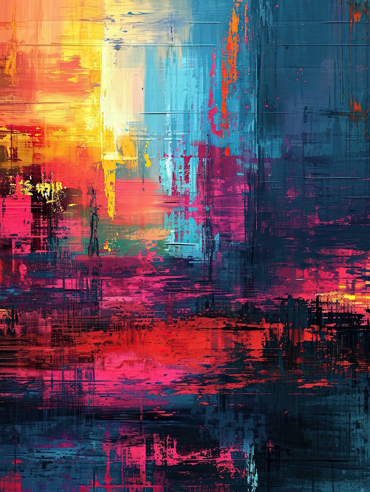 Abstract Painting | Pixel Art Series 7