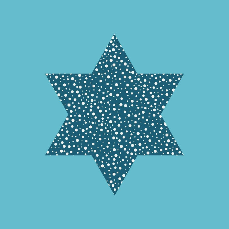 Star Of David In Dots Pattern 2
