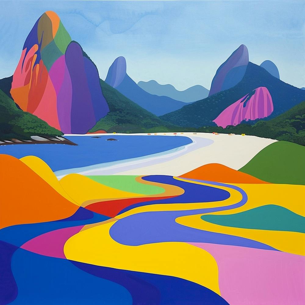 Abstract Travel Collection Rio De Janeiro Brazil 1