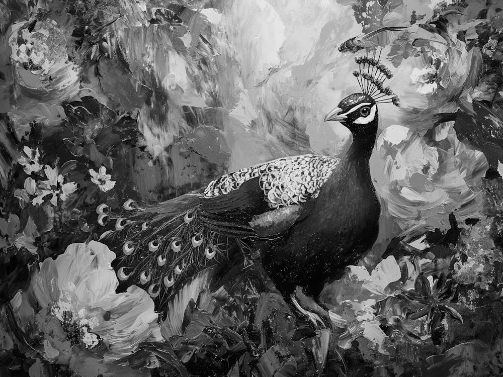 Peacock In The Garden 1