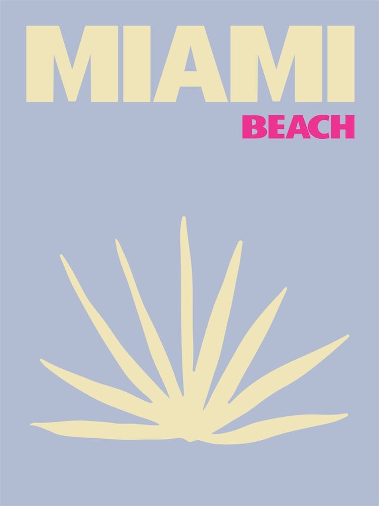 Miami Beach Floral Art