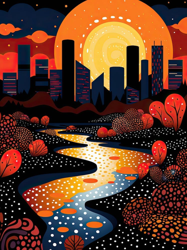 Montreal, Illustration In The Style Of Pop Art 2