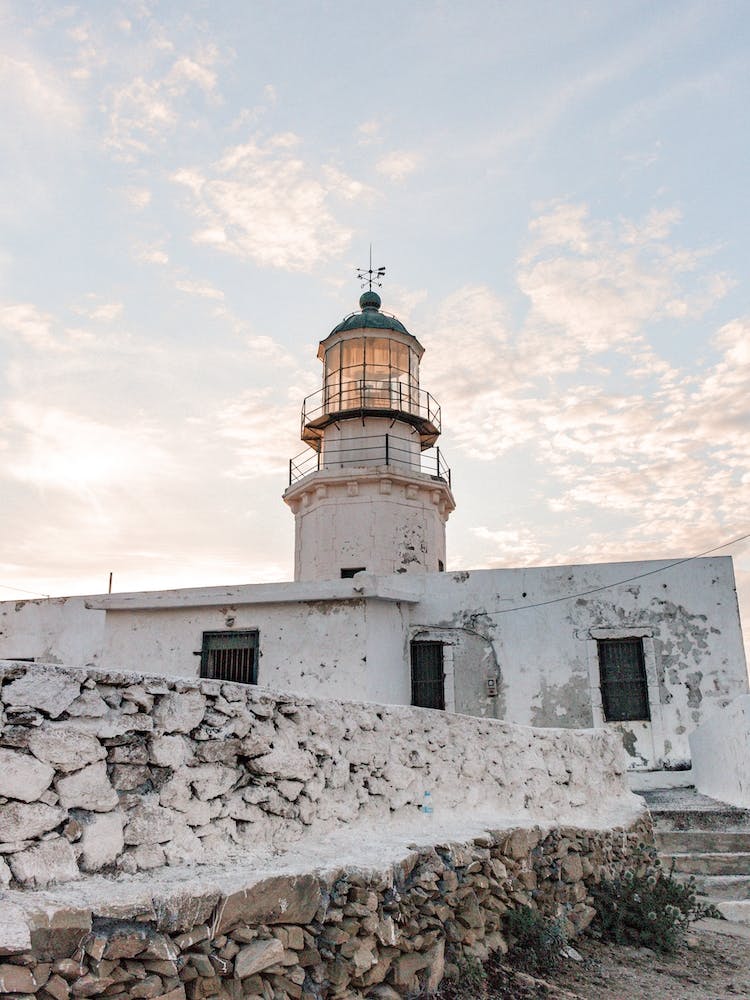 Mykonos Lighthouse Portrait Photography