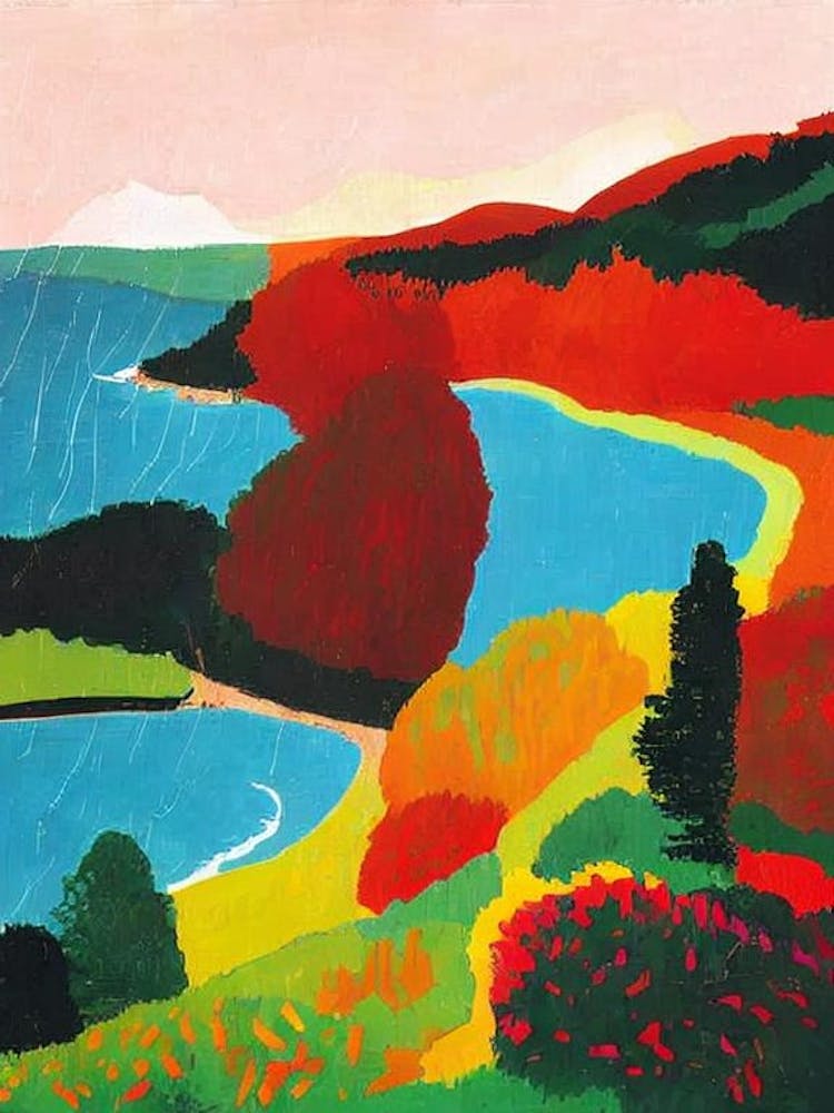 Atlantic Islands Of Galicia National Park 1 Spain Abstract Colourful