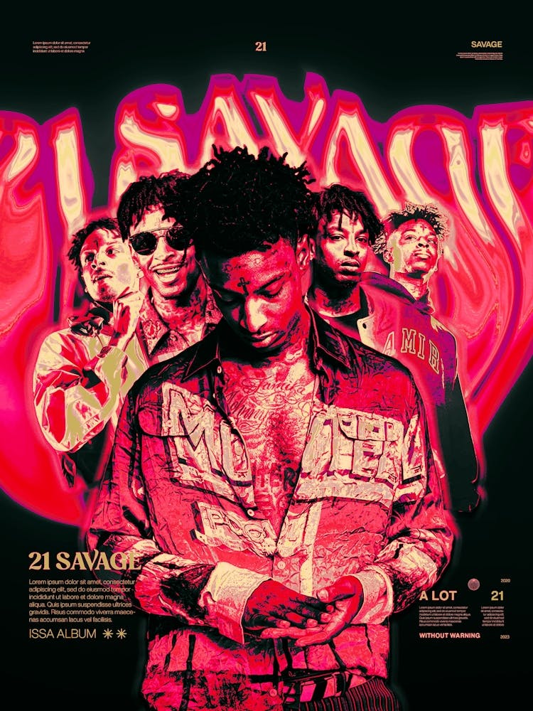 21 Savage - 21 Savage Album Cover Art