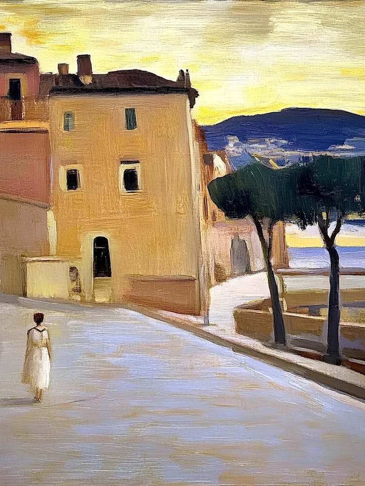 Woman Walking Down The Street 1
