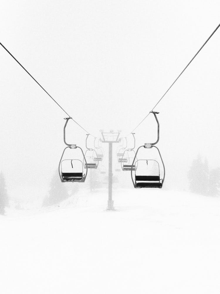 Ski Lift in Winter Wonderland