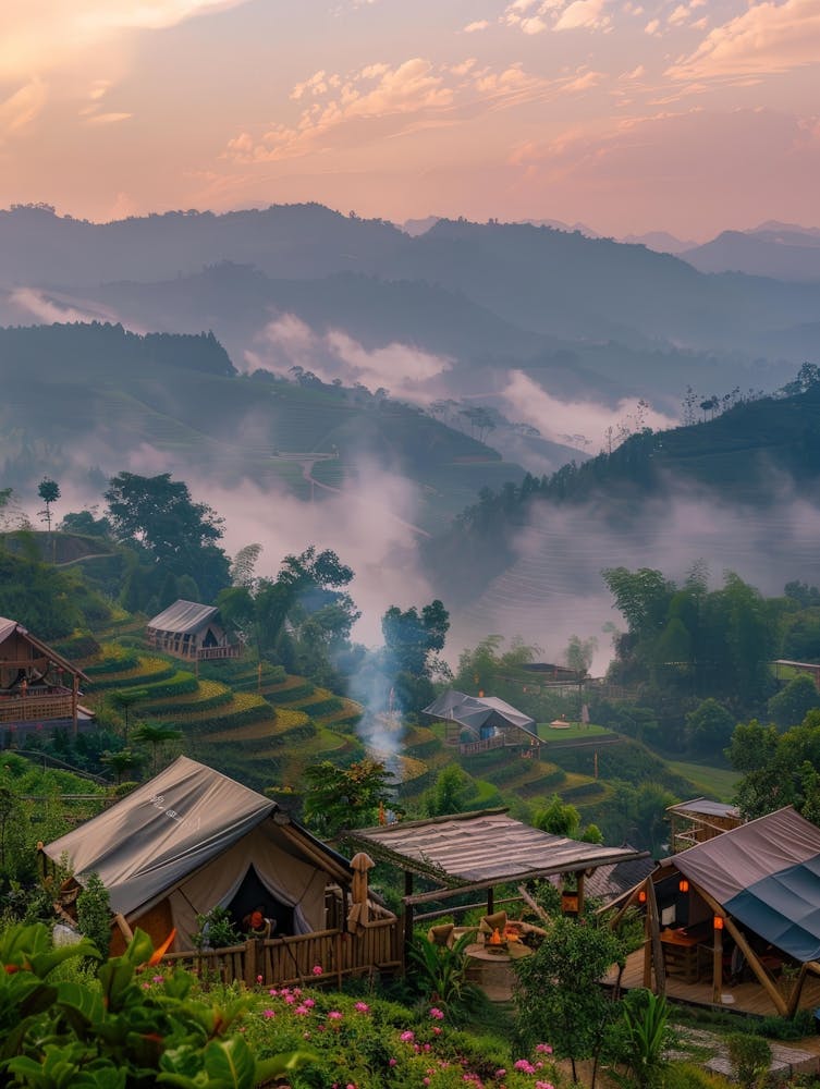 Sunrise In Thailand