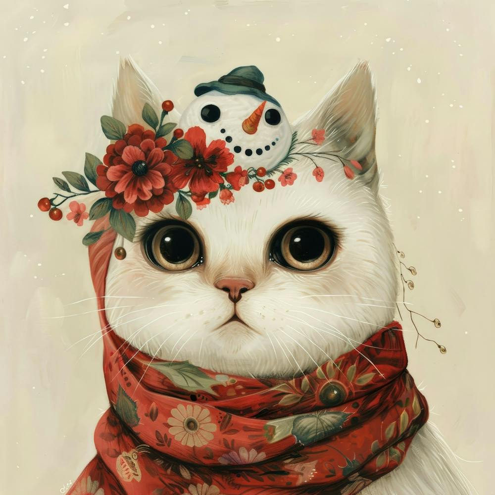 Snowman Cat