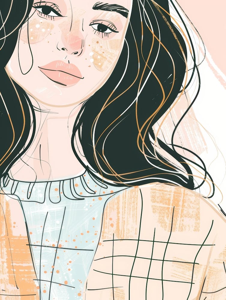 Illustration Of A Girl 2