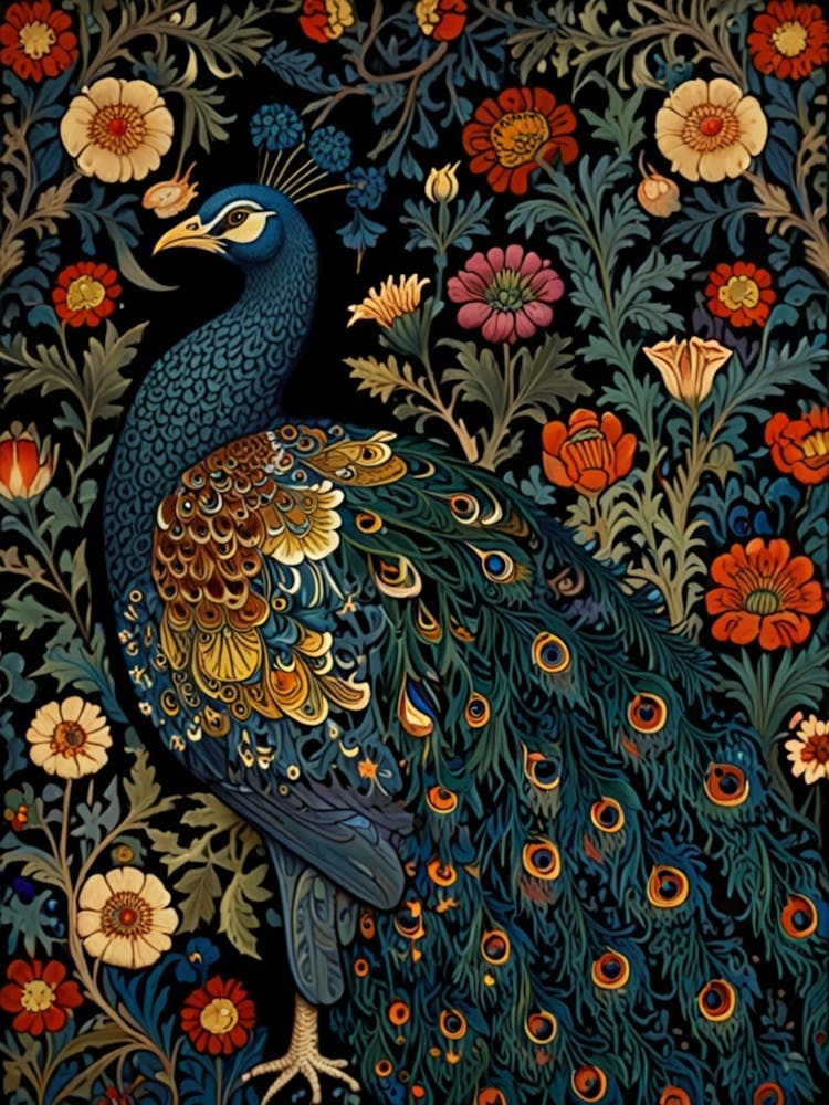 William Morris Peacock 2