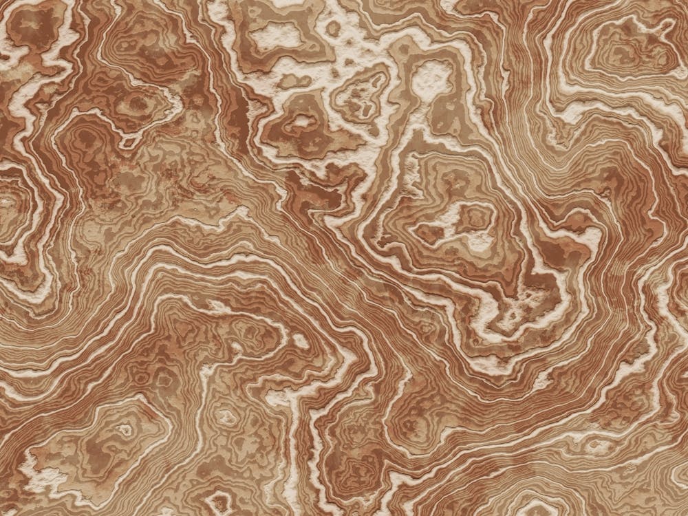 Kakao-Beige Marmor-Textur